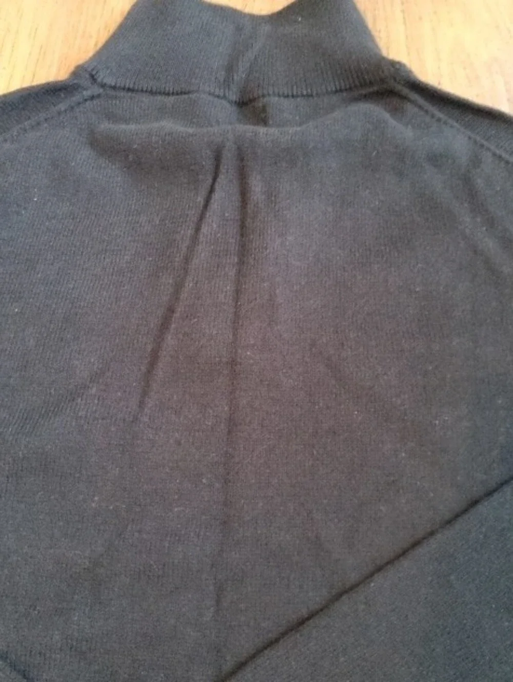J. Crew Men's Black Quarter-Zip Pullover Sweater XL Extra Large NWOT